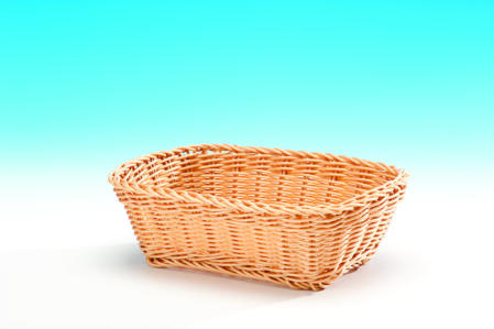 Dikdörtgen Plastik Ekmek Sepeti (Açık-Koyu)