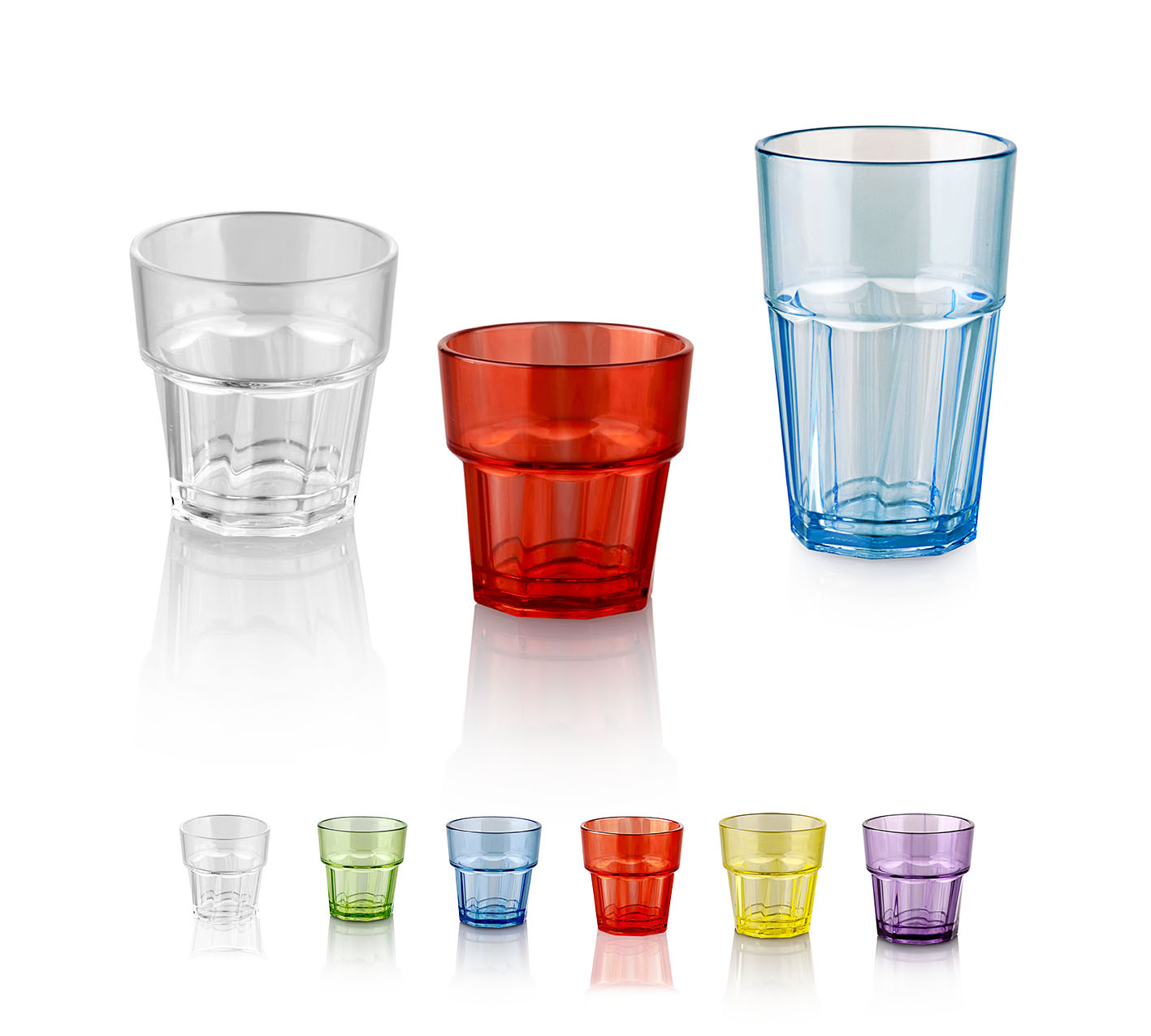 Polikarbonat Bardak Sarı 300 Ml