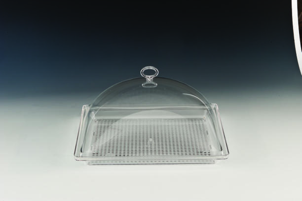 Polycarbonat Altı Akrilik Kapaklı Muhafaza Kabı-Kare