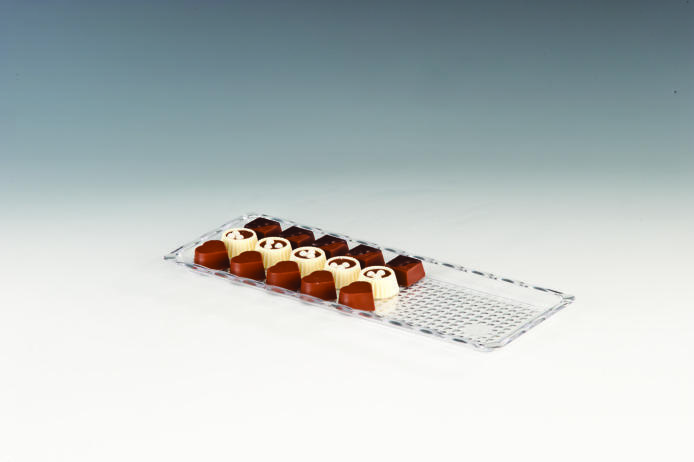 Polycarbonat Çikolata Teşhir 10*30