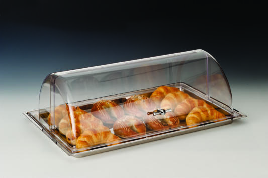 Pc Küçük Rolltop Kapaklı Çelik Tepsilimuhafaza Kabı