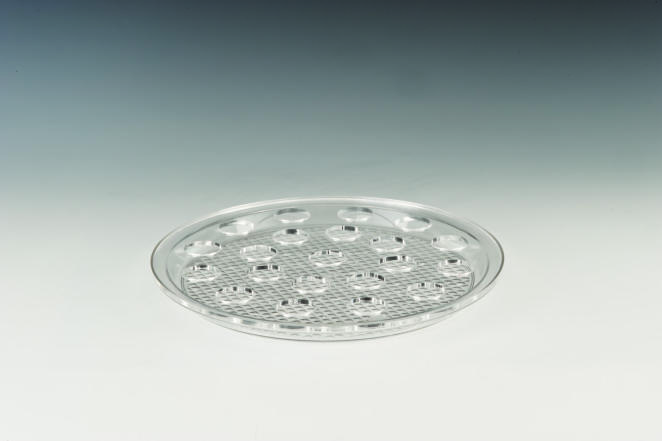 34 Cm Yuvarlak Polycarbonat Tepsili, 21 'Li Şat Servisi