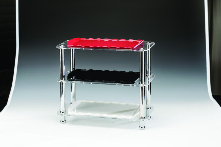 3 Katlı Akrilik, Melamın Teşhir Standı (K-2054)