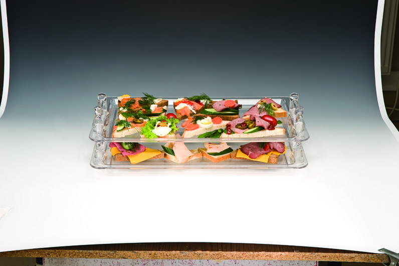 Kulplu 53X32,5 Cm Polycarbonat Tepsi