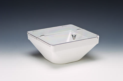 22 Cm Kapaklı Polycarbonat Kase