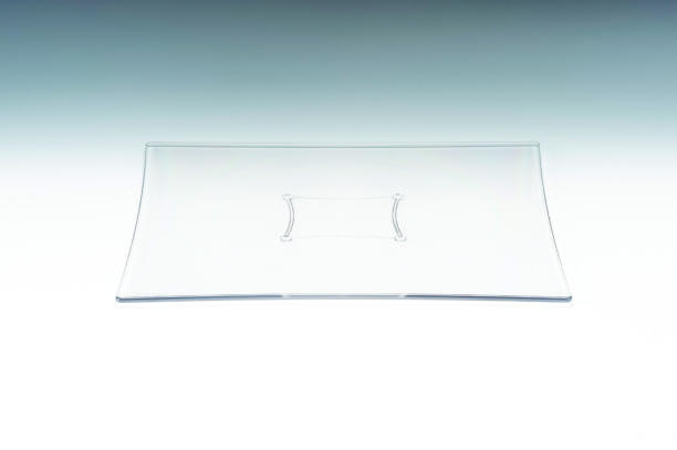 35 Cm Polycarbonat Kare Teşhir Tabak