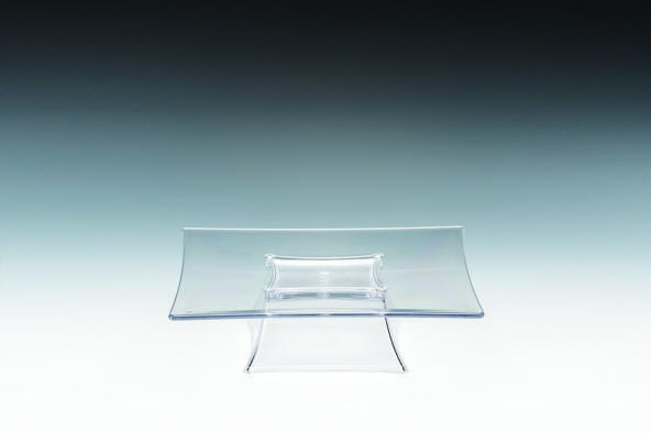 Polycarbonat 25 Cm Kare Ayaklı Teşhir