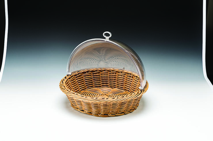 Polycarbonat Kapaklı,Sepetli Fanus R-41 Cm