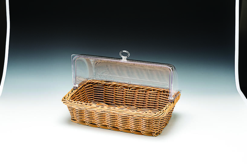 Polycarbonat Kapaklı,Sepetli Fanus 44X30 Cm