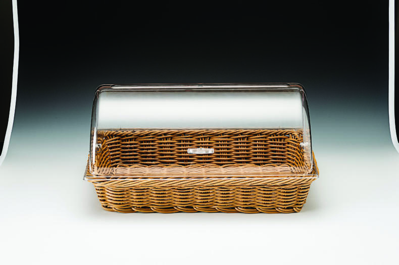 Polycarbonat Kapaklı,Sepetli Fanus 56X36 Cm