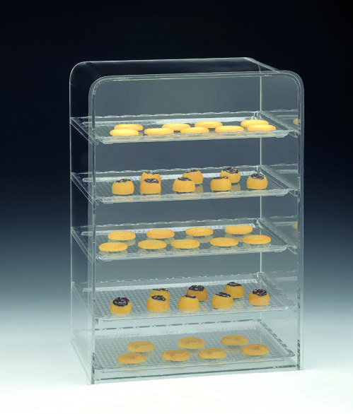 Polycarbonat Tepsili Teşhir Stand