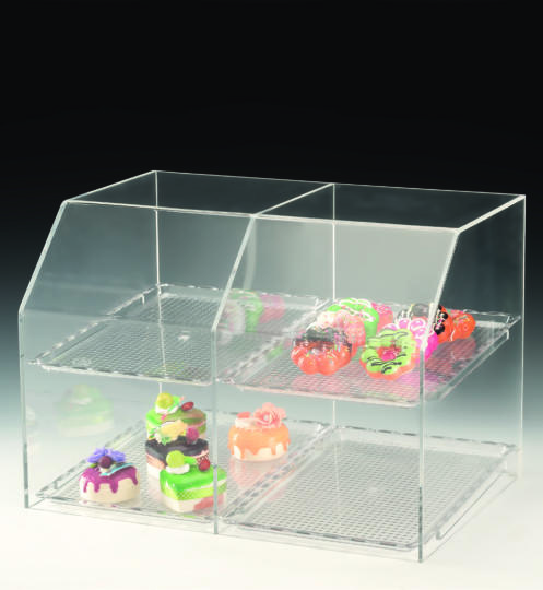 Polycarbonat Tepsili Teşhir Standı