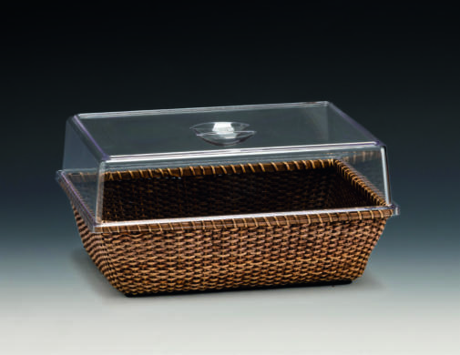 Rattan Sepetli Fanus 34,5*24 Cm