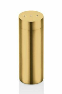 TEZEL BORU KARABİBERLİK/TUZLUK 3 DELİK (304)(Ø:32 MM H:90) PVD GOLD