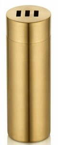 TEZEL BORU PUL BİBERLİK (304)(Ø:42 MM H:)(PVD GOLD)