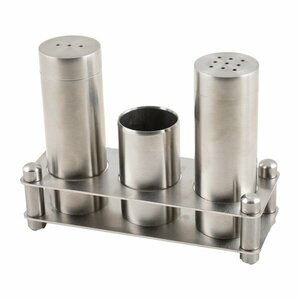 TEZEL 3'LÜ BORU TUZLUK SETİ (Ø32) DİKD.METAL STAND