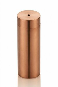 TEZEL BORU KARABİBERLİK (TEK DELİK) (304)(Ø:32 MM H:90 MM) PVD BAKIR